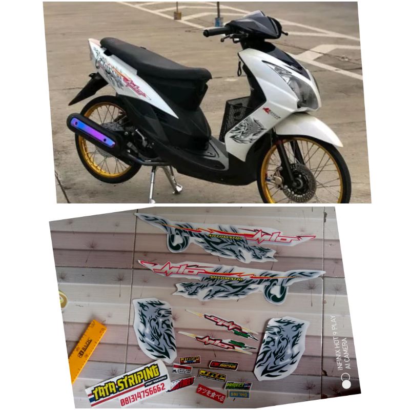 striping soul mx dragon putih