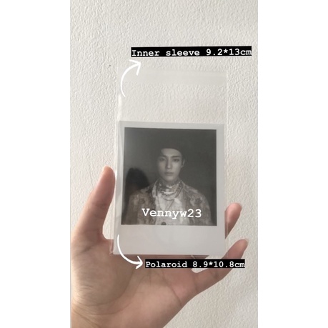 inner sleeve polaroid with seal/inner sleeve polaroid nct favourite hello future sticker/innersleeve