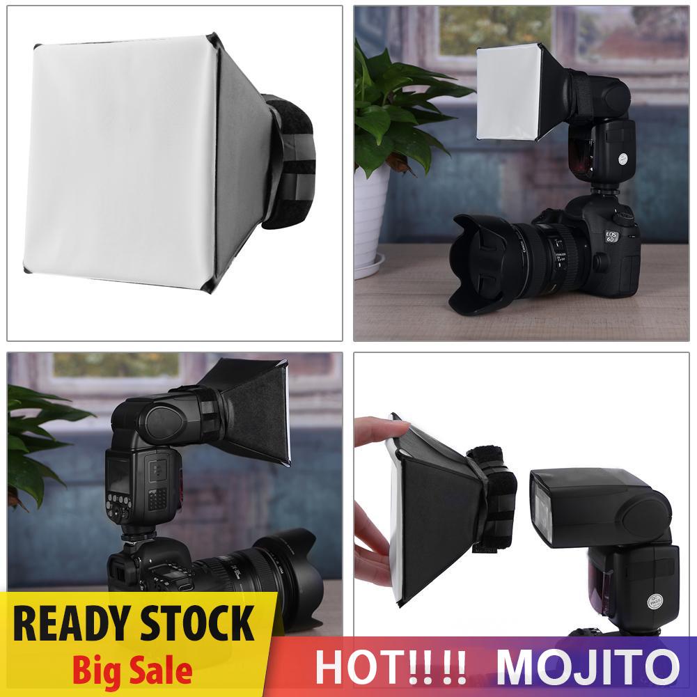 Mojito Softbox Diffuser Lampu Flash Universal 125x100mm Bisa Dilipat Untuk Kamera Dslr