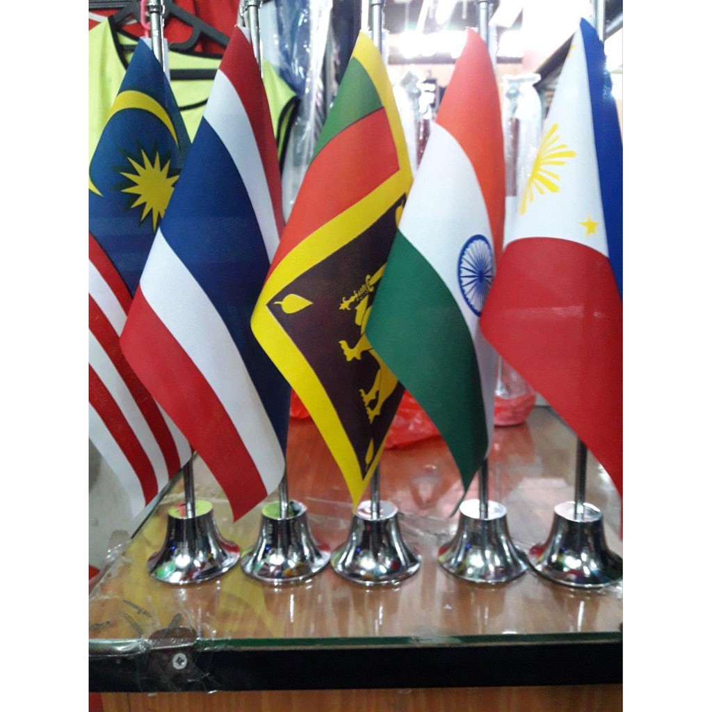 Jual Bendera Meja Negara Tiang Stainless Grab It Fast Indonesia Shopee Indonesia