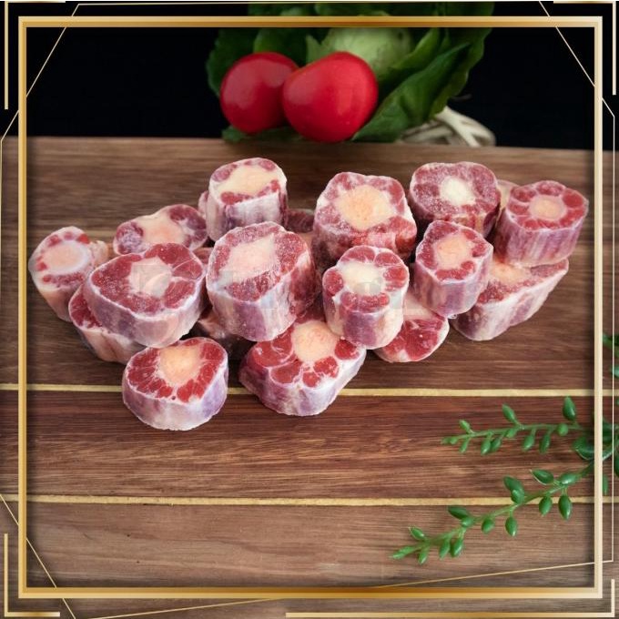 

Aus Beef Tail End Cut / Buntut sapi End cut /Pack +- 500 gram