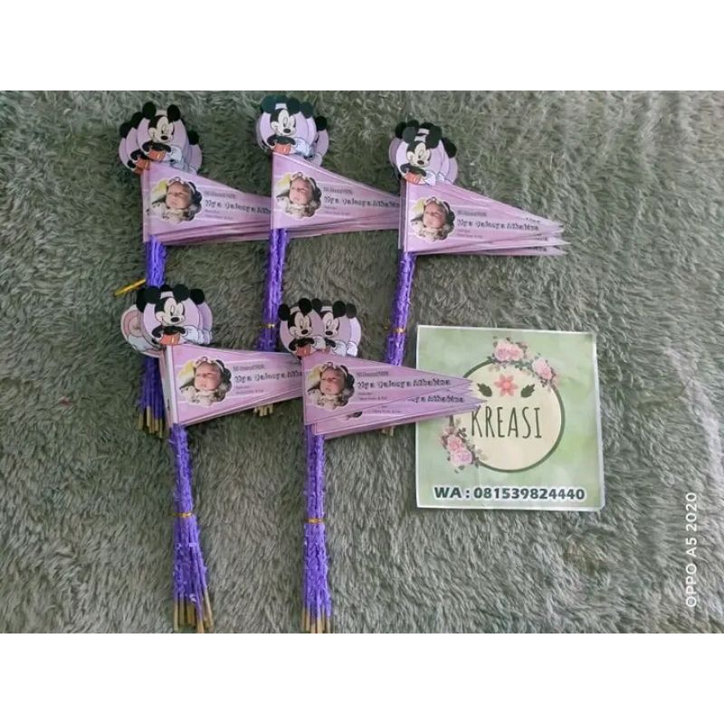 

bendera custom /bendera akikah dan tasyakuran