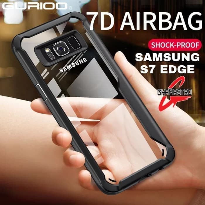 SAMSUNG S21 FE S20 FE S7 EDGE S7 FLAT S8 S8+ S9 S9+ S10 S10+ S10 LITE CASE IPAKY BENING HARD CLEAR TRANSPARAN HARDCASE FUSION CASING COVER