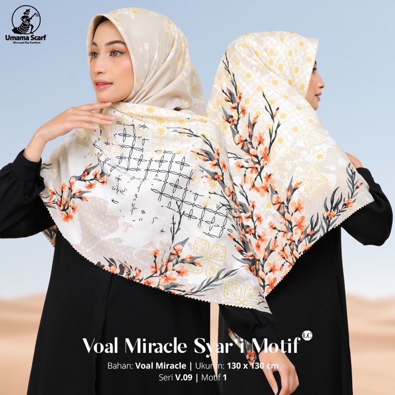 91 voal miracle syari motif 91 by umama scarf hijab square