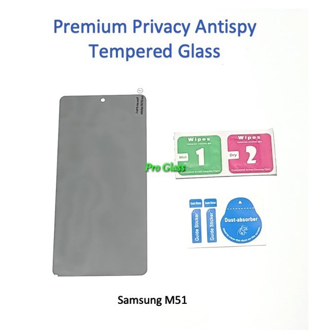 Samsung M21 / M51 / Privacy Anti Spy / Antispy Premium Tempered Glass