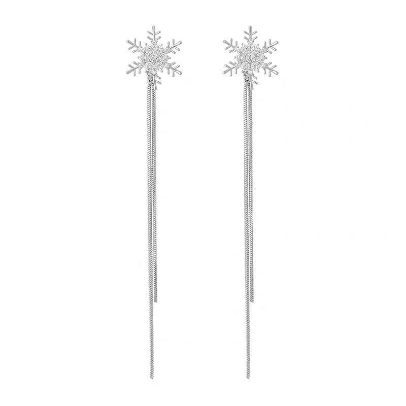 Anting mutiara sederhana rumbai panjang Temperamen liar Korea-#3