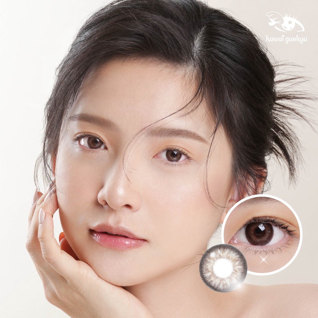 KawaiGankyu Softlens - Voxie Miranda Brown (1botol)