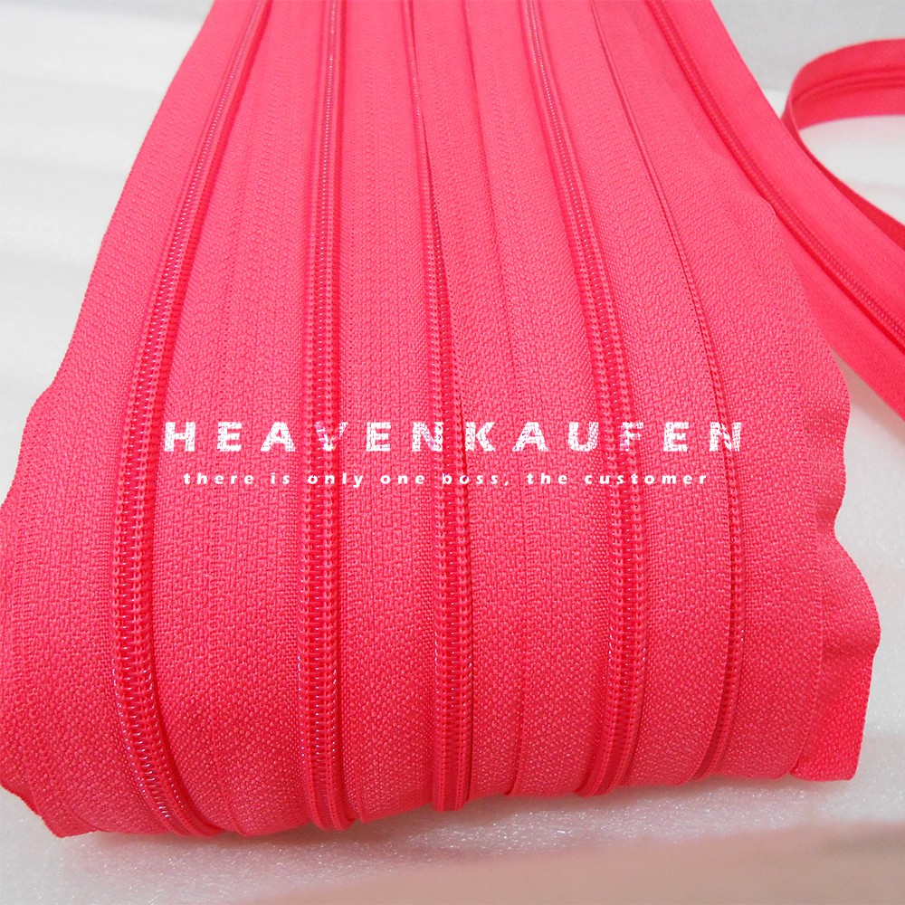 Resleting/Zipper YKK Pink No 5 Meteran