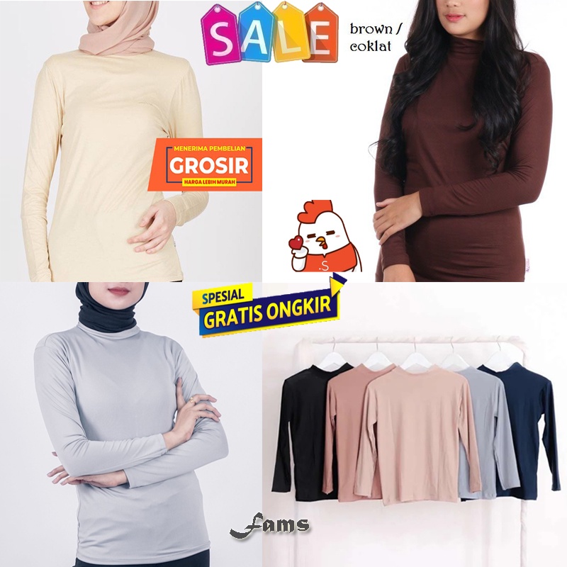 MANSET BADAN Wanita Muslim / Manset Wanita premium / Manset badan / MANSET BAJU / ATASAN DALAMAN / INNER KAOS ALL SIZE SPANDEK/ Manset/Manset Wanita / Manset Hijab / Manset Kaos / Dalaman Kaos/manset