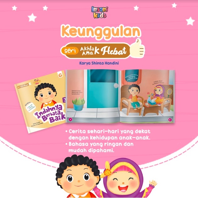 Buku 1 Set Seri Akhlak Anak Hebat - Gema Insani 100% Original