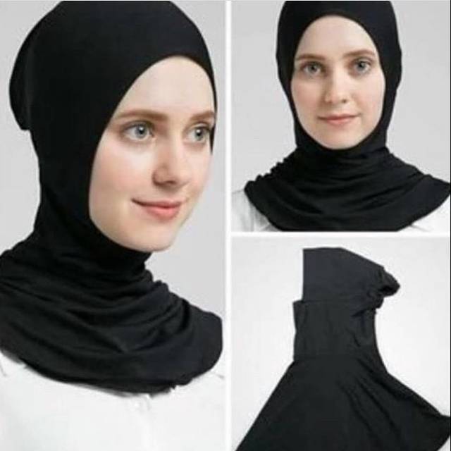 Ciput Ninja hitam / Daleman ciput resleting