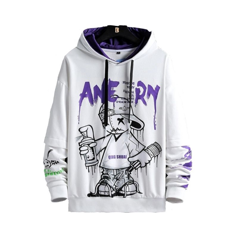 N_S HOODIE SWEATERSHIRT SWEATER LENGAN PANJANG MOTIF PIPASIONG