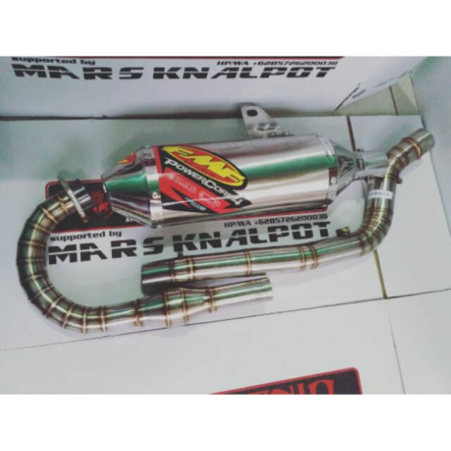 Knalpot fmf klx 250 D-Tracker 250 fullcacing fullstenlis Powercore 4