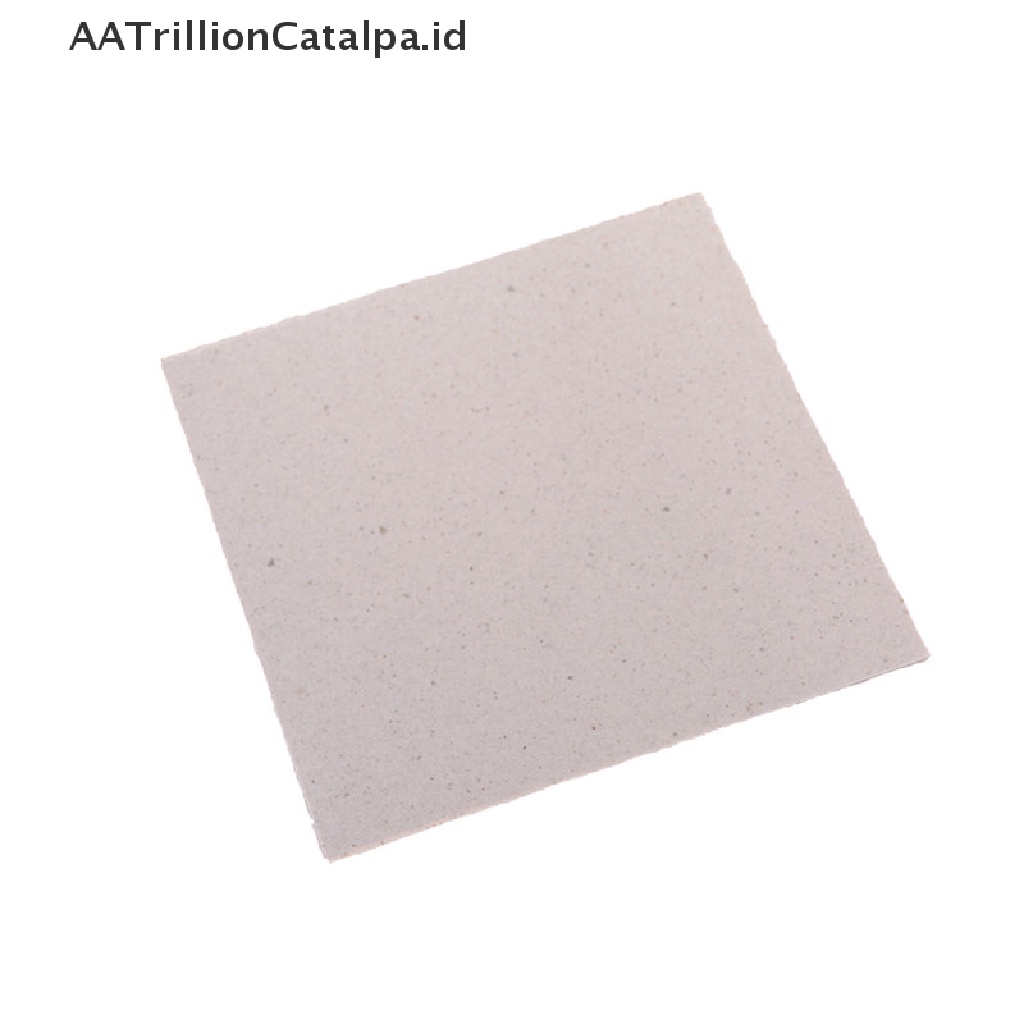 Aatrillioncatalpa 2pcs Plat Mika Ukuran 13x13cm / 5.1x5.1 inch Untuk Microwave / Oven