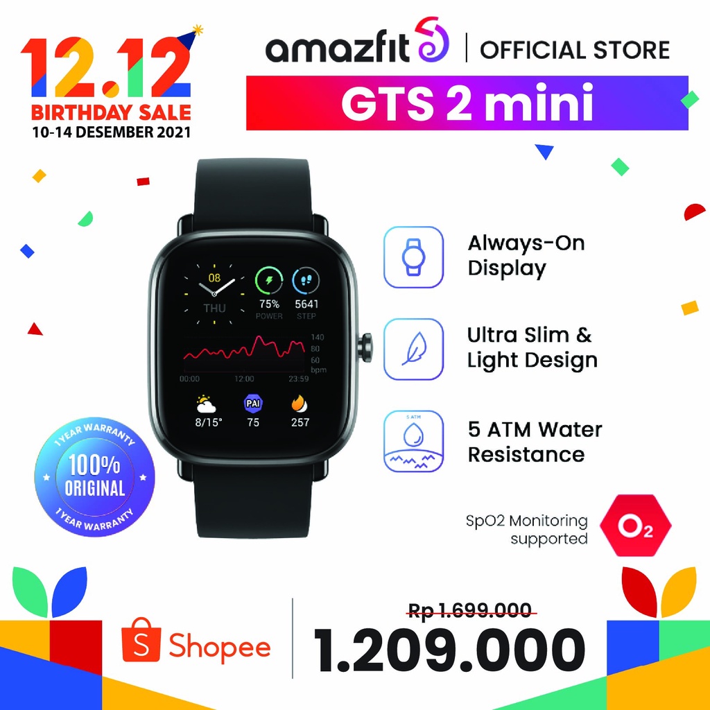 amazfit gts 2 spo2