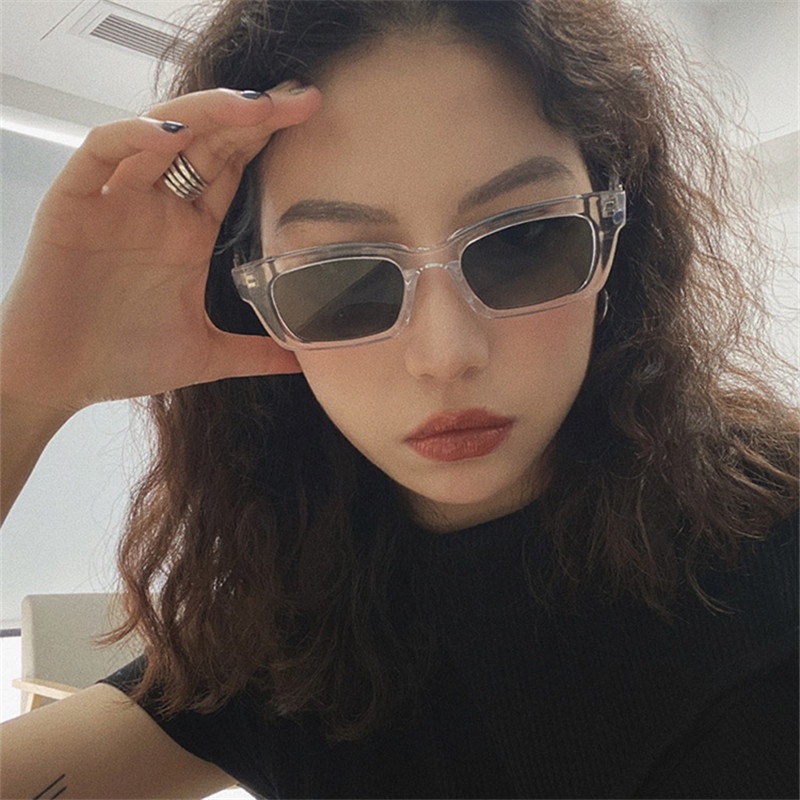 OVERFLOWS.ID kacamata Fashion Import Jennie Unisex Wanita Pria Kaca Mata Pendek Sunglasess