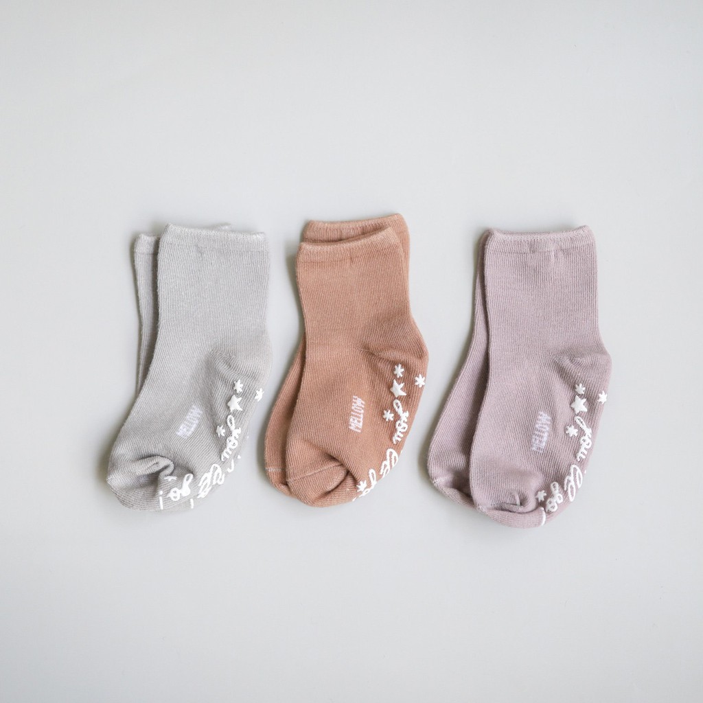 Mellow Bamboo Cotton Socks - Kaos Kaki Anak Bayi Baby Shoes Accessories Aksesoris Balita Kaus