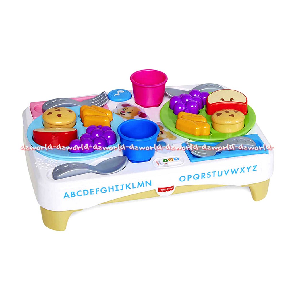 Fisher Price Laugh&amp;Learn Say Please Snack Set Mainan Edukasi