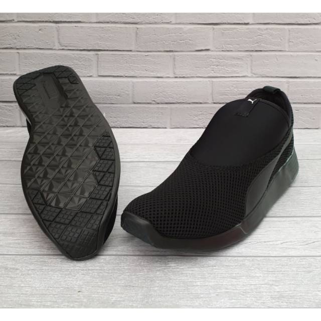 ORIGINAL PUMA ST TRAINER EVO SLIP ON Sepatu Kasual Pria Hitam