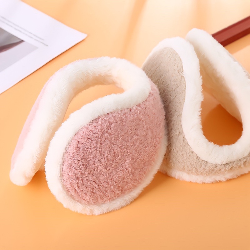 Earmuff winter fluffy import korean style penghangat kuping penutup ear muff earmuffs musim dingin hangat korea