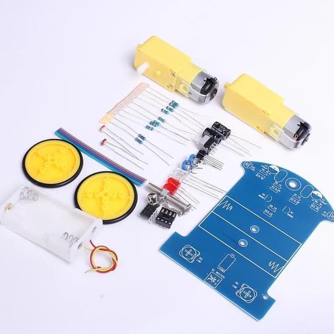 Diskon Smart Car Robot Line Follower Line Tracking Car Diy Kit Robot Garis