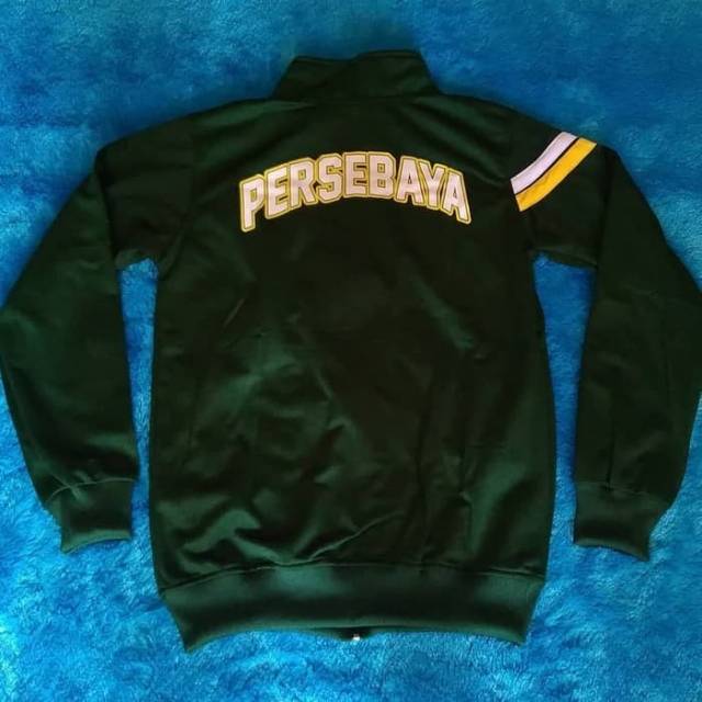 JAKET TRACTOP PERSEBAYA TWO STRIP BONEK MURAH