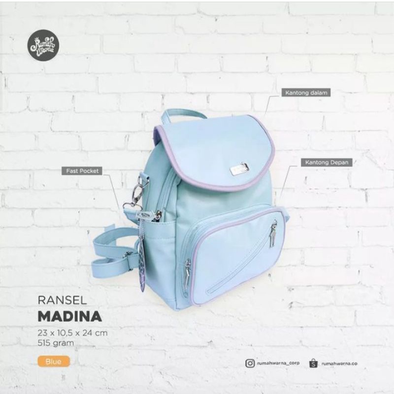 Tas Ransel Madina Rumah Warna