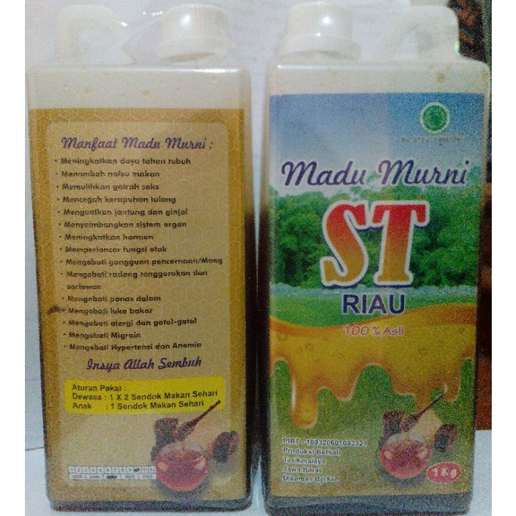 

Madu Murni hutan asli 100% ST Riau 1kg
