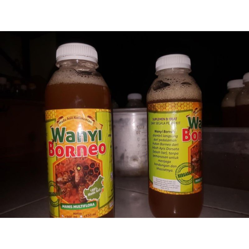 

Madu/hutan/murni/kalimantan/multiflora/tinggiran