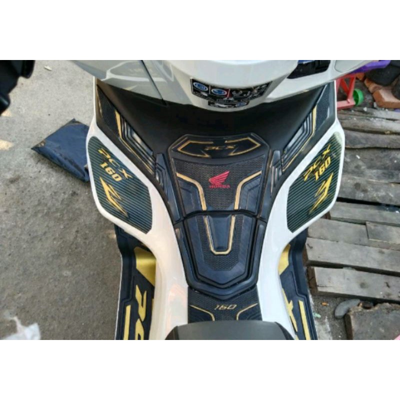 Tankpad sidpad PCX 160 2021/2022 stiker pcx new carbon sticker print cutting
