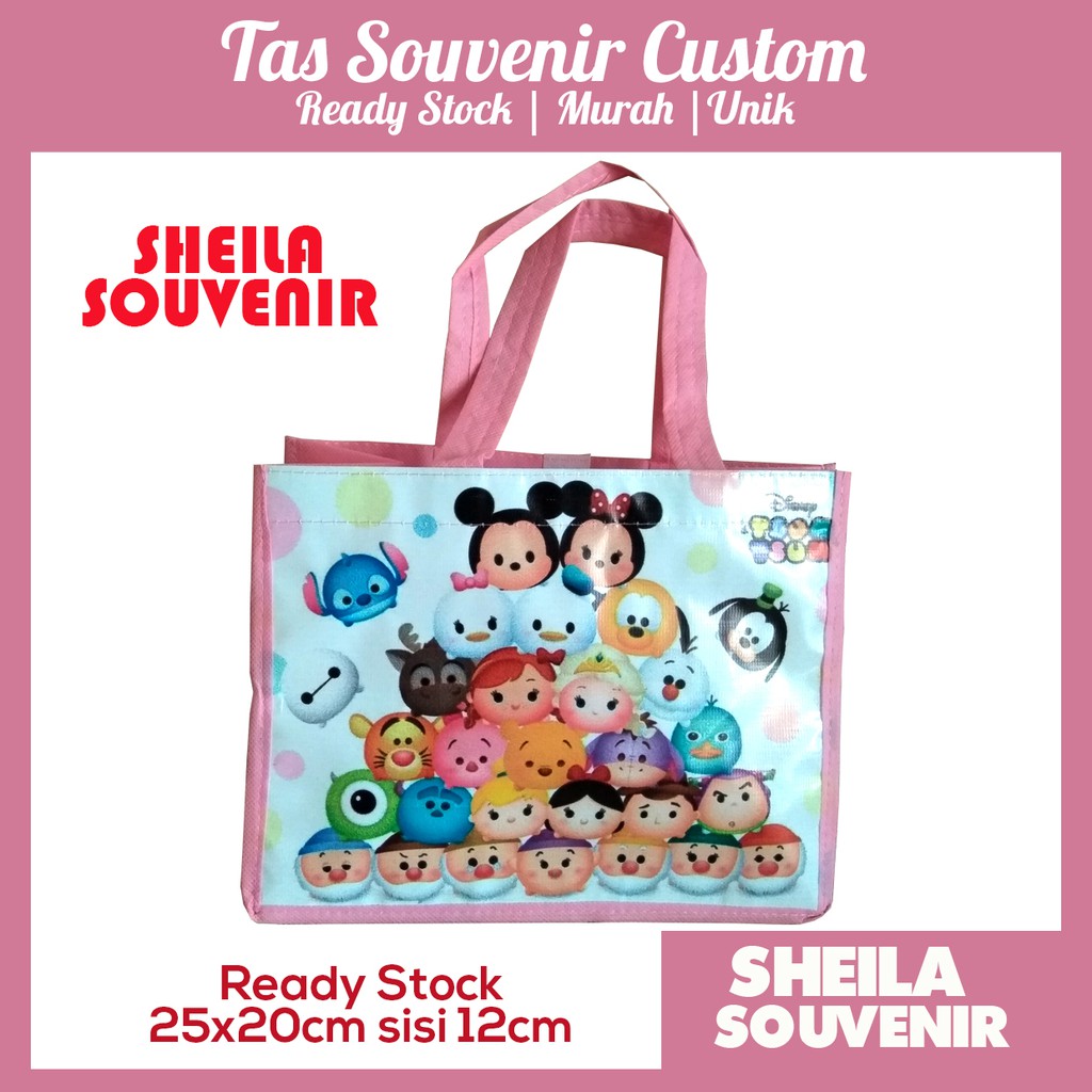 

Tas Ultah Tsum Tsum | Goodie Bag Ulang Tahun Gambar Kartun Tsum Tsum