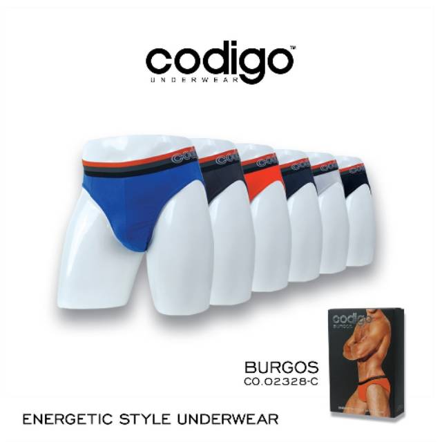 Codigo Burgos Celana Dalam Pria Isi 3 pc | Men's Underwear SB 02328