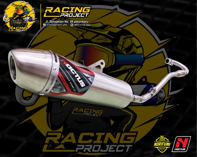 Noctus T3 By Norifumi - KNALPOT RACING ORIGINAL KLX CRF WR155 - Supermoto - Bukan proliner gp7 over-1