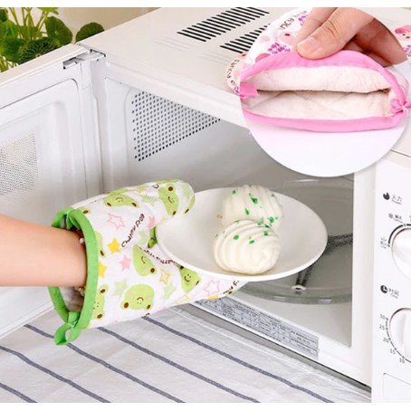 Sarung Tangan Masak Microwave Anti Panas Dapur / Pelindung Tangan Memasak Cempal Sarung Tangan Oven