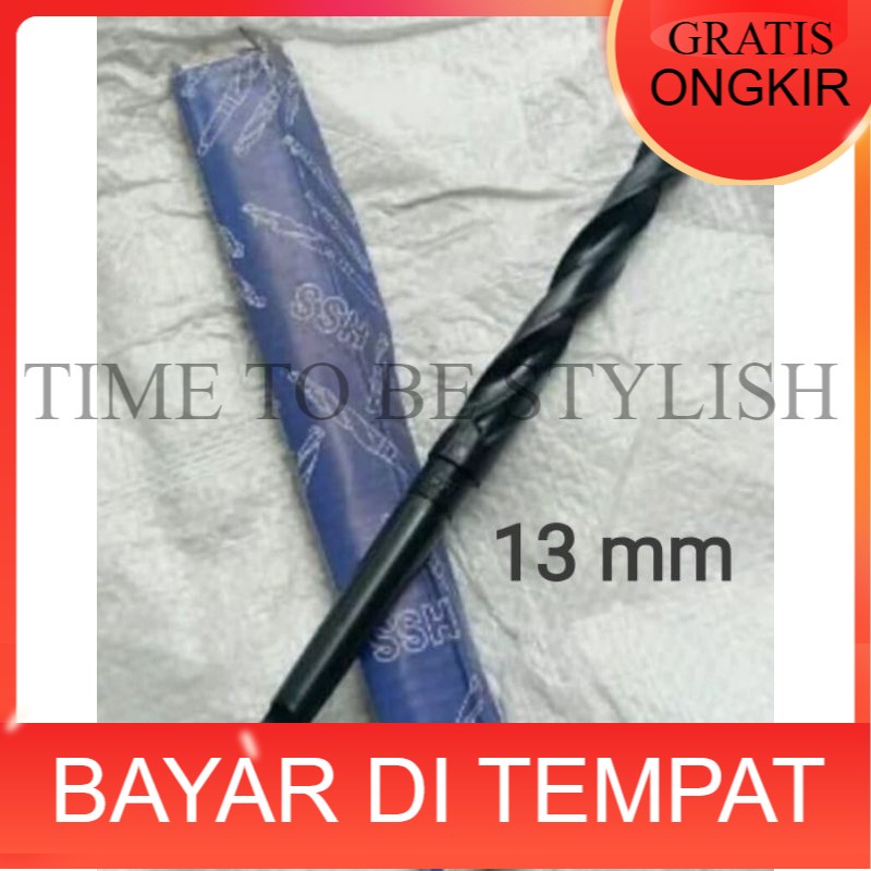 mata bor kones 13mm - mata bor besi 13 mm - mata bor hss 13 mm - mata bor 13 mm