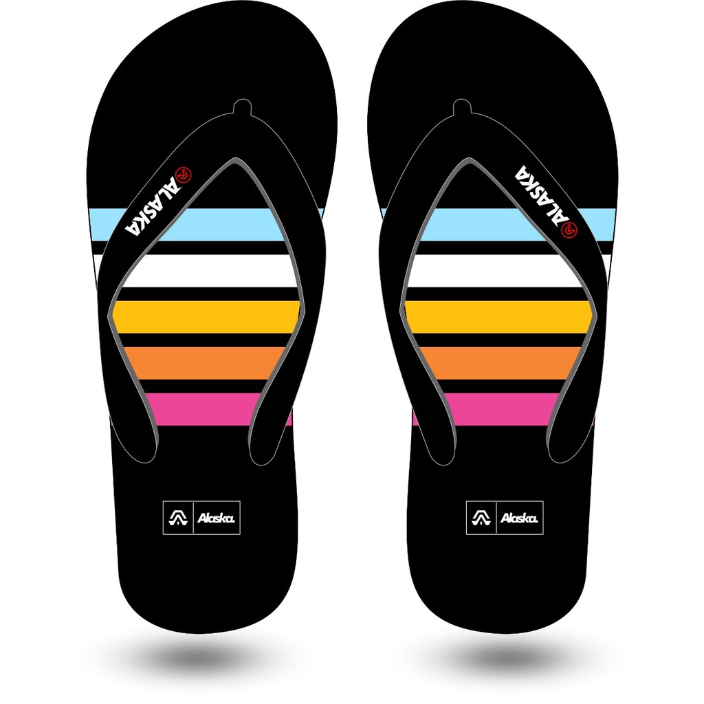 Sandal Jepit Pria Printing Merk ALASKA Terlaris