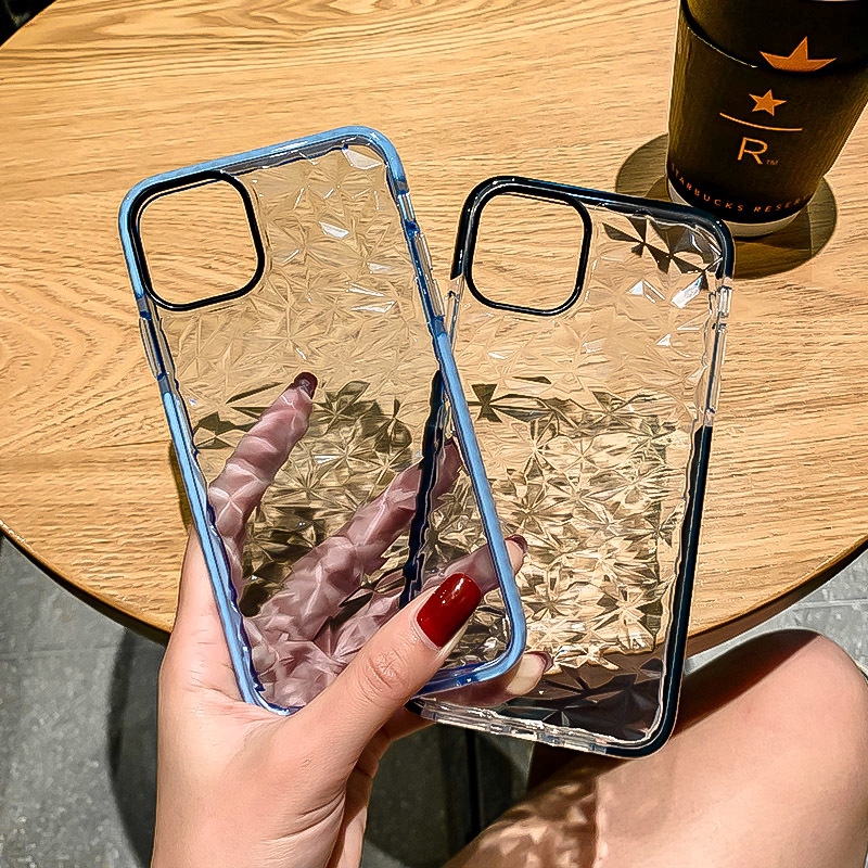 Casing Samsung Galaxy A72 A52 A32 A12 M12 S21+ S21Ultra Note20 A71 A51 A11 M11 A01 A70 A50s A30s A40s A20 A10 M30 M20 M10 Crystal Diamond Case Soft Clear TPU Shockproof Cases-3