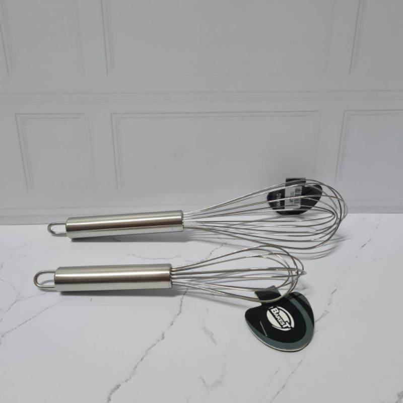 Bakest small stainless balloon whisk / pengocok telur