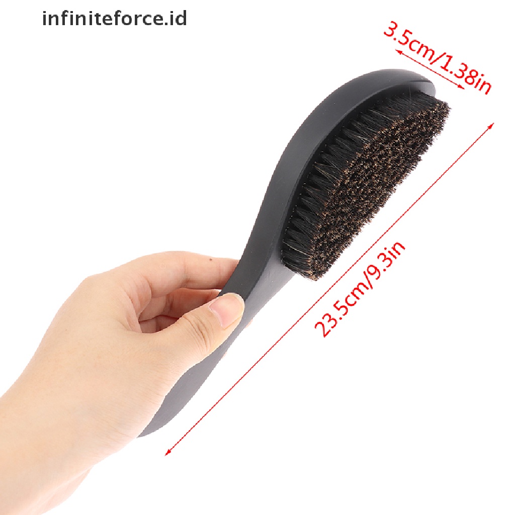 (Infiniteforce.Id) Sisir Rambut Bulu Babi Hutan Gagang Kayu