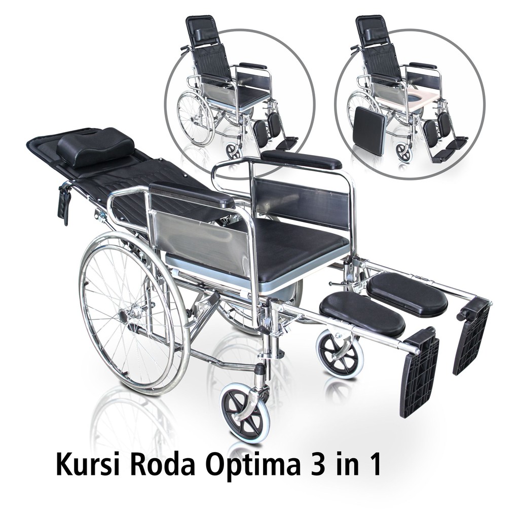 Kursi Roda Bisa Tidur+Commode Onemed