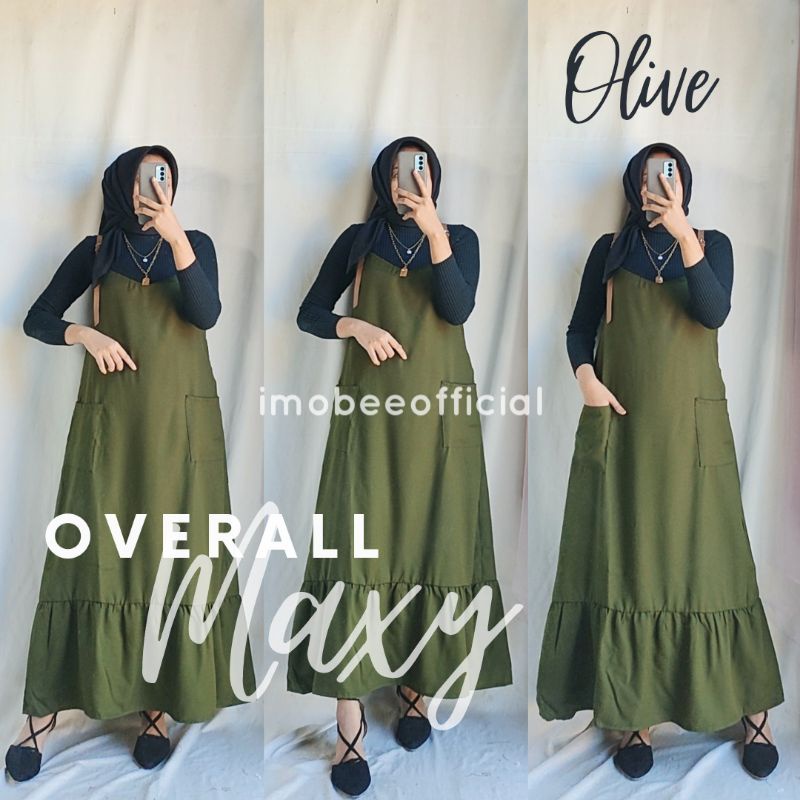 OVERALL MOSCREPE MAXY // OVERAL MOSSCREPE MIDI REMPEL SUSUN