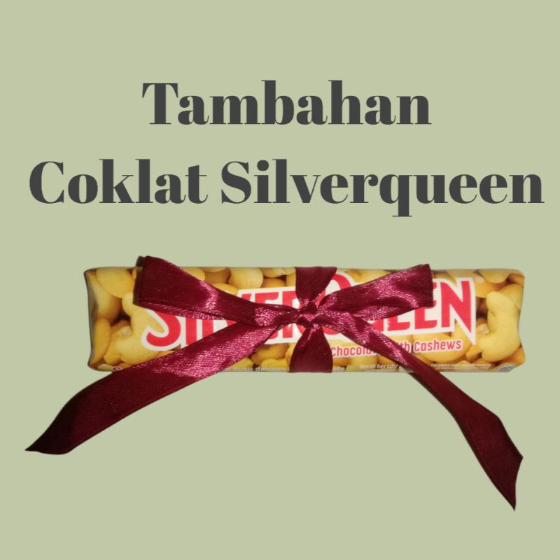 

Tambahan Kado Gift untuk Valentine Wisuda Ulang Tahun Hadiah Coklat Silverqueen