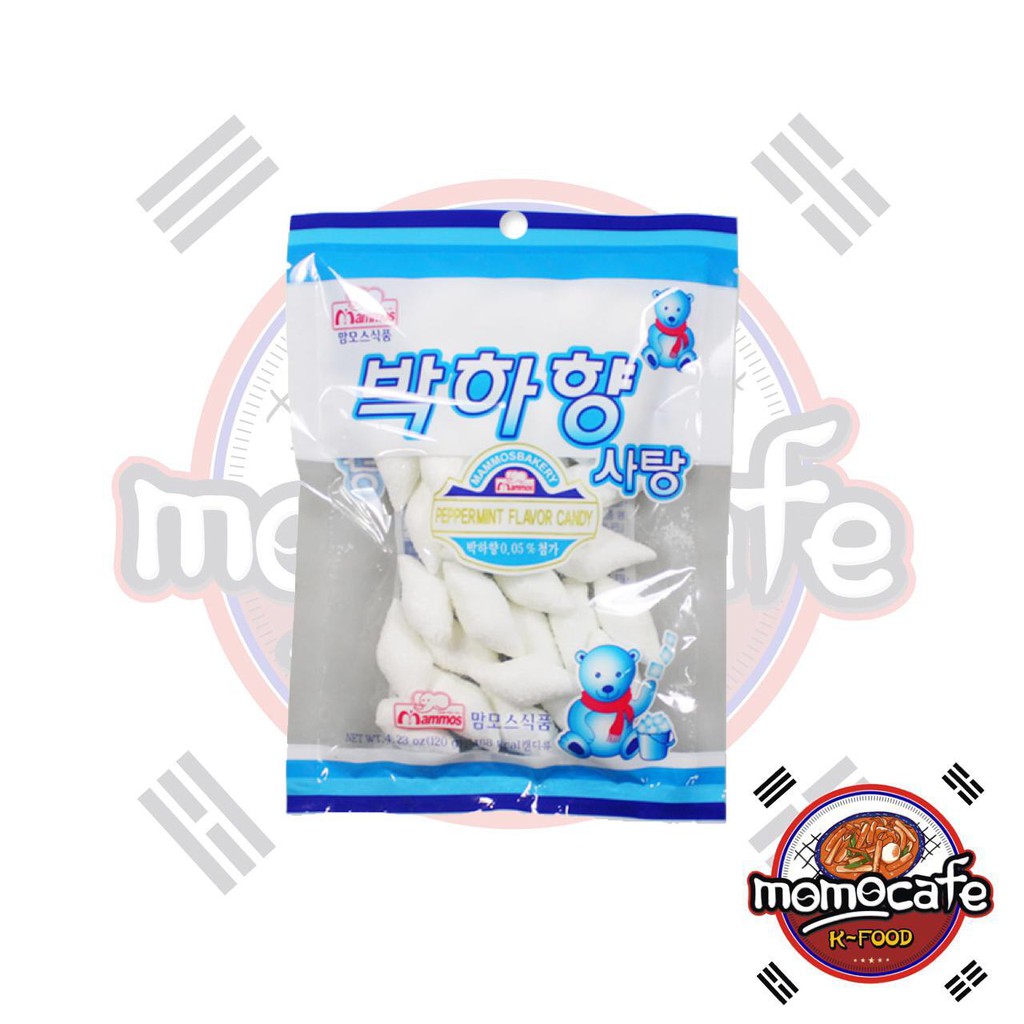 

Mammos Peppermint Flavor Candy Permen Rasa MInt Made In Korea