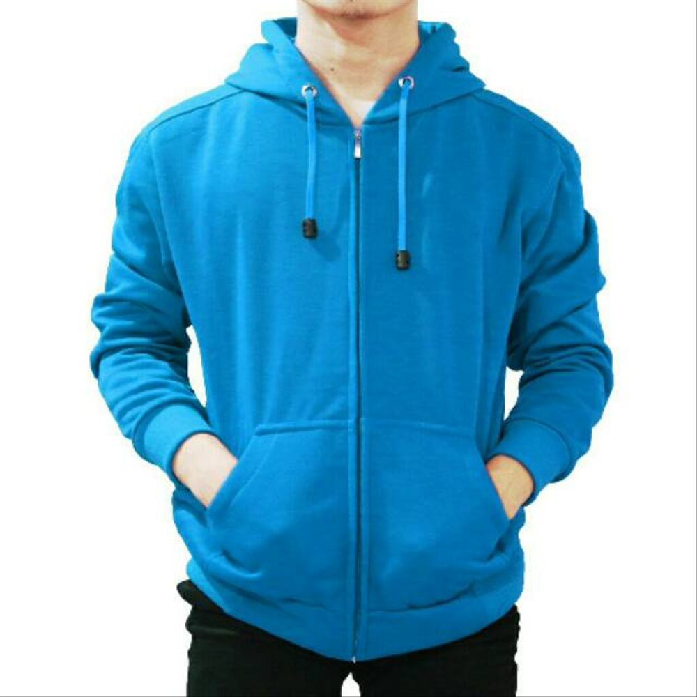 Sweater Polos Hoodie Zipper Turkis