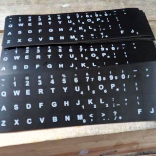 Stiker Keyboard Laptop/PC