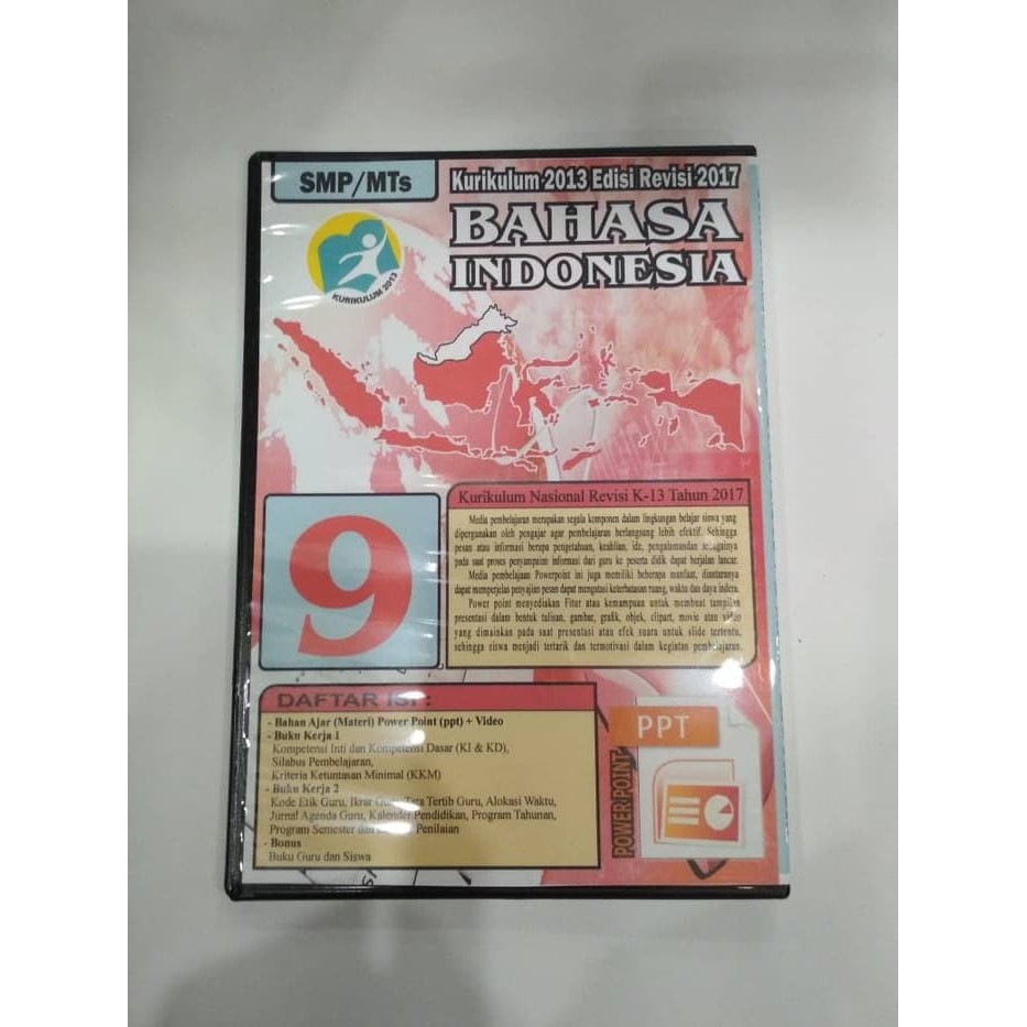 NEW CD Bahan Ajar PPT Bahasa Indonesia SMP Kelas 9 K13 Revisi terbaru