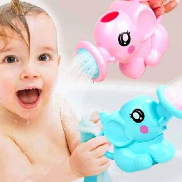 Mainan mandi Anak gayung gajah/set Bebe/kura-kura/dolphin/ikan shower berenang mainan saat mandi mainan anak kura kura mainan bayi mainan mandi bayi mainan bebek bebekan mainan mandi gayung mandi bak mandi