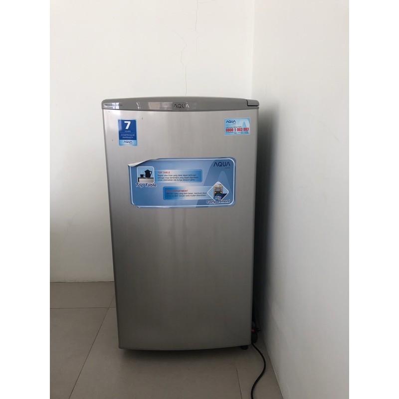 freezer asi asip aqf s4 aqua preloved bekas bagus murah kulkas beku