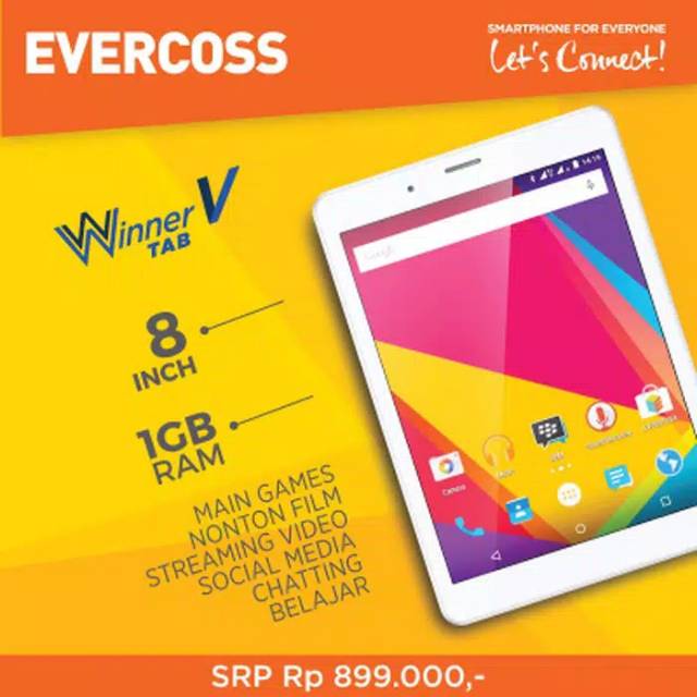 Tablet evercoss AT8B second