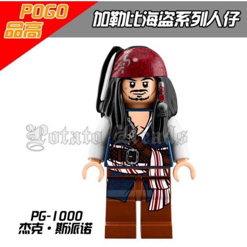 Image of Lego pirates of the caribbean jack sparrow SEALED ONLY bootleg #0